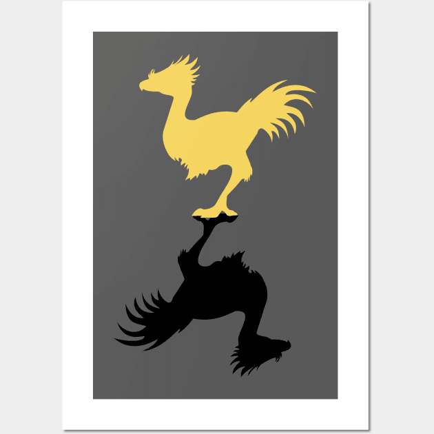 FFXV | Chocobo Shadow Wall Art by PrinceSnoozy